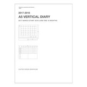 17.3A5VERT-D REFILL コーテッド手帳レフィル 2017年3月始まり バーチカルタイプ 週間 A5 COT-45677