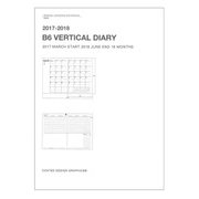 17.3B6VERT-D REFILL コーテッド手帳レフィル 2017年3月始まり バーチカルタイプ 週間 B6 COT-45701