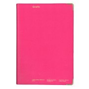 17.3B6VERT-D POST PINK コーテッド手帳 2017年3月始まり バーチカルタイプ 週間 B6 COT-45704