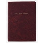 17.3B6VERT-D LAND WINE コーテッド手帳 2017年3月始まり バーチカルタイプ 週間 B6 COT-45709