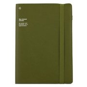 17.3B6VERT-D KOKONO OLIVE コーテッド手帳 2017年3月始まり バーチカルタイプ 週間 B6 COT-45718