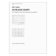 17.3A5B-D REFILL コーテッド手帳レフィル 2017年3月始まり ブロックタイプ 週間 A5 COT-45726