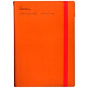 17.3B6B-D SINC ORANGE コーテッド手帳 2017年3月始まり ブロックタイプ 週間 B6 COT-45766