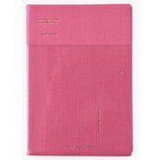 17.3B6LEFT-D CELL PINK コーテッド手帳 2017年3月始まり レフトタイプ 週間 B6 COT-45782