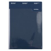 17.3B6G-MO OMIT NAVY コーテッド手帳 2017年3月始まり ブロックタイプ 月間 B6 COT-45804