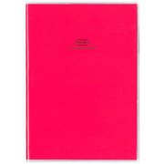 17.3B6G-MO HARP CORAL RED コーテッド手帳 2017年3月始まり ブロックタイプ 月間 B6 COT-45815
