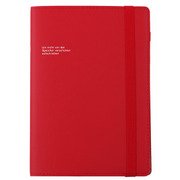 17.3B6G-MO SAIL RED コーテッド手帳 2017年3月始まり ブロックタイプ 月間 B6 COT-45822