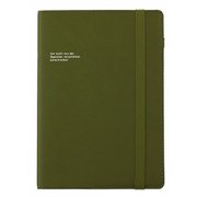 17.3B6G-MO SAIL OLIVE コーテッド手帳 2017年3月始まり ブロックタイプ 月間 B6 COT-45824