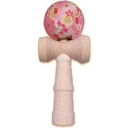 ちりめんけん玉 雅 桃 [木製玩具]