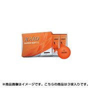 17XXIO SP SOFT X 3P OR [SUPER SOFT X 2017年モデル プレミアムパッションオレンジ ゴルフボール 1スリーブ3球入り]