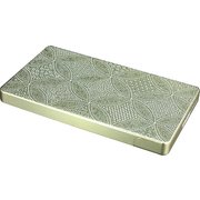 ジュラルミン削り出し名刺入れ OKOSHI-KATAGAI 七宝寄小紋 シャンパンゴールド GM-144