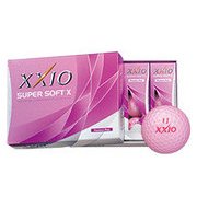 17XXIO SP SOFT X DZ PK [SUPER SOFT X 2017年モデル プレミアムピンク ゴルフボール 1ダース12球入り]