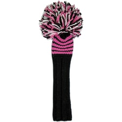 Jan Craig ヘッドカバー #5フェアウェイ用 Pink/Black/White