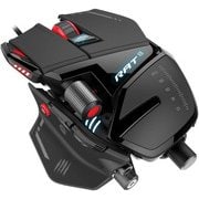 ラット8 オプティカル ゲーミングマウス ブラック/レッド Pixart 3360 MCB43733J0A3