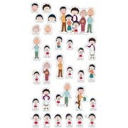 ちびまる子ちゃん シール4 さくら家 [キャラクターグッズ]