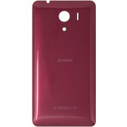 Android One S2 用 電池カバー レッド [スマートフォンアクセサリ]