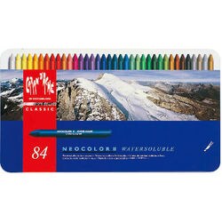 【極美品】カランダッシュ ネオカラー2 水溶性クレヨン 84色セット カランダッシュ ネオカラー2 水溶性パステル 木箱 84色セット