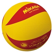 MS-M64-YR [ソフトバレーボール 円周64cm 低学年用 イエロー/レッド]