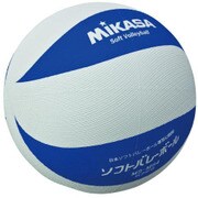 MS-M64-WBL [ソフトバレーボール 円周64cm 低学年用 ホワイト/ブルー]