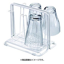 Wコートコップスタンド トレー付 「Nポゼ」 ホワイト
