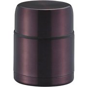 グランツ Wステンレス 広口フードコンテナ 500ml ディープモカ