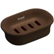 Emeal 石けん皿 ブラウン