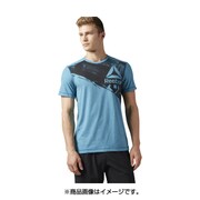 B46012-J/L [MEN ワンシリーズ グラフィック ショートスリーブTシャツ Lサイズ エメラルドタイド]