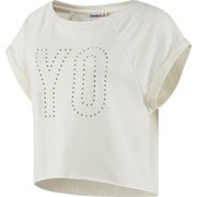 B46142-J/M [WOMEN ヨガ フレンチテリーTシャツ Mサイズ チョークS14]