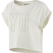 B46142-J/L [WOMEN ヨガ フレンチテリーTシャツ Lサイズ チョークS14]