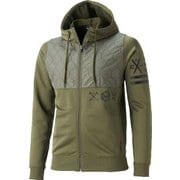 BC5054-J/M [MEN ワンシリーズ Wハイブリッドスウエット フルジップパーカー Mサイズ ハンターグリーン]