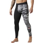 BK3982-J/L [MEN ワンシリーズ スプレーカモ Comp タイツ Lサイズ ブラック]