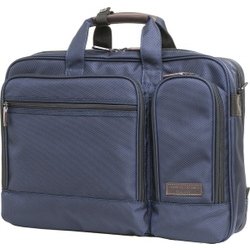 ビジネスバッグ 3WAY ビジネスバッグ 2ルーム/42cm B4ファイル対応 14インチPC対応 マチ拡張機能付き PO-4817 ネイビー