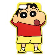 シリコンケース iP7 クレヨンしんちゃん YE [iPhone 7用ケース]