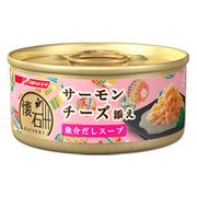 懐石缶 サーモンチーズ添え魚介だしスープ 60g [キャットフード]