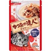 かつおの達人レトルト 小さめフレーク おかか入り うまみスープ 50g [キャットフード]