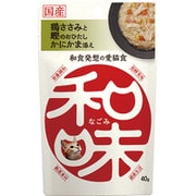 和味 鶏ささみと鰹のおひたしかにかま添え 40g