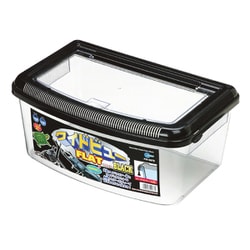 プラケースワイドビューフラット ブラック PW-06FB