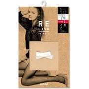 パンティストッキング FP10704 RELISH ORIGINAL 着圧リボン柄 M~L ヌーディベージュ