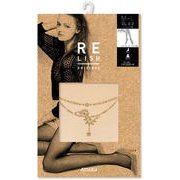 パンティストッキング FP10707 RELISH ORIGINAL アンクレット柄 M~L ヌーディベージュ