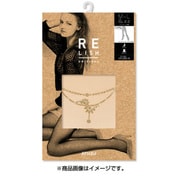 パンティストッキング FP10707 RELISH ORIGINAL アンクレット柄 M~L ブラック