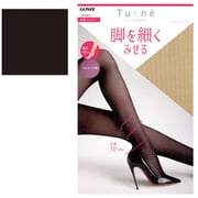 柄ストッキング ストライプ柄 トゥシェ M～L ブラック 1P TU294P