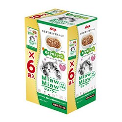 ヨドバシ.com - アイシア MiawMiaw ジューシー6P おさかなミックス 70g