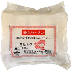 純正らーめん 500g [5食パック（1食100g）]