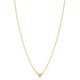 ダイヤモンド バイ ザ ヤード ペンダント 0.12ct 16in 18Y 24834239