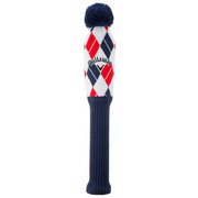 Knit Driver Head Cover NVY 17 JM [ヘッドカバー ドライバー用 460cc対応 ネイビー]