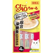 チャオちゅーる 総合栄養食とりささみ 14g×4本 [猫用おやつ]