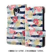 IJ-CR03LC/AK062 [Android One S2 オリジナルデザイン 手帳型レザーケース フラミンゴ]