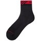 ブレイカウェイ ミッド ソックス ブラック/レッド L [靴下 男女兼用 L ブラック/レッド]