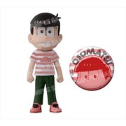 おそ松さん ワールドコレクタブルフィギュア 松に衣を！！avex pictures×BANPRESTO ボーダー松Tシャツver. おそ松 [フィギュア＋ミニ缶バッジ]