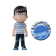 おそ松さん ワールドコレクタブルフィギュア 松に衣を！！avex pictures×BANPRESTO ボーダー松Tシャツver. カラ松 [フィギュア＋ミニ缶バッジ]